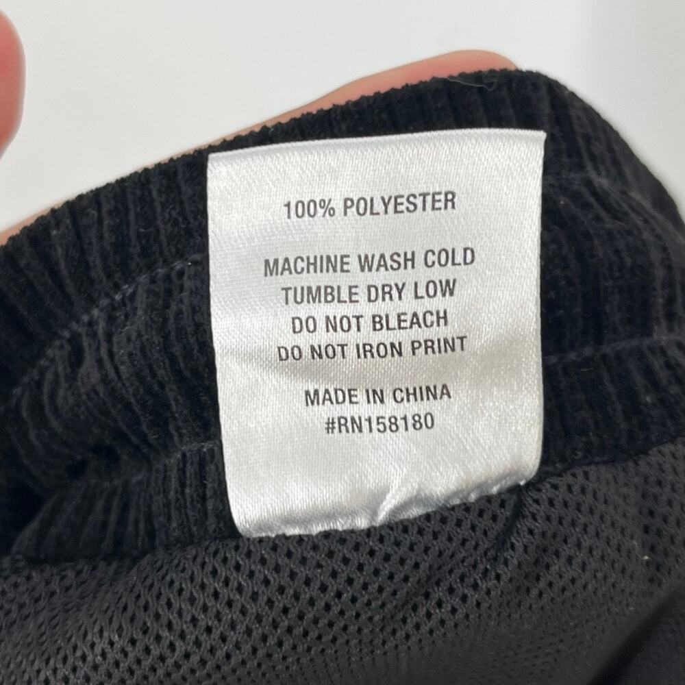 Honor the Gift Piping Track Pants Black Small Corduroy Community Arts - Picture 8 of 9